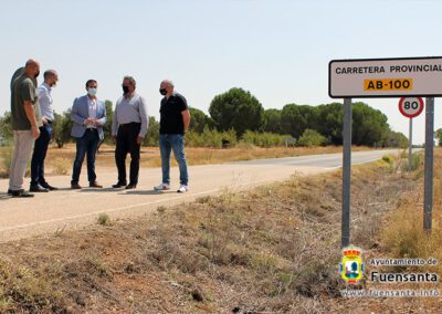 Visita del Presidente de la Diputación de Albacete