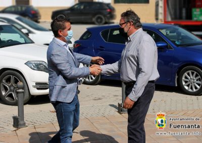 Visita del Presidente de la Diputación de Albacete