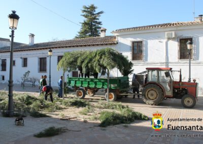 Construcción del Arco del Encuentro Fuensanta