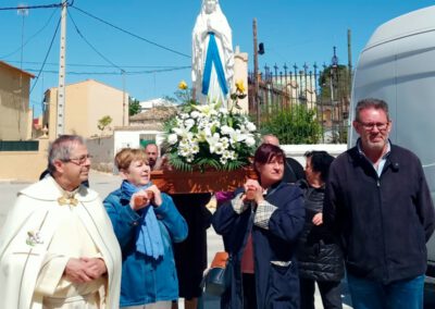 Visita de la Virgen Peregrina de Lourdes