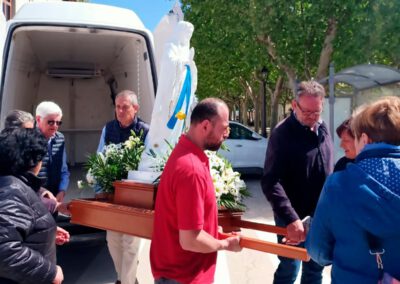 Visita de la Virgen Peregrina de Lourdes