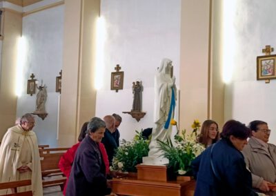 Visita de la Virgen Peregrina de Lourdes